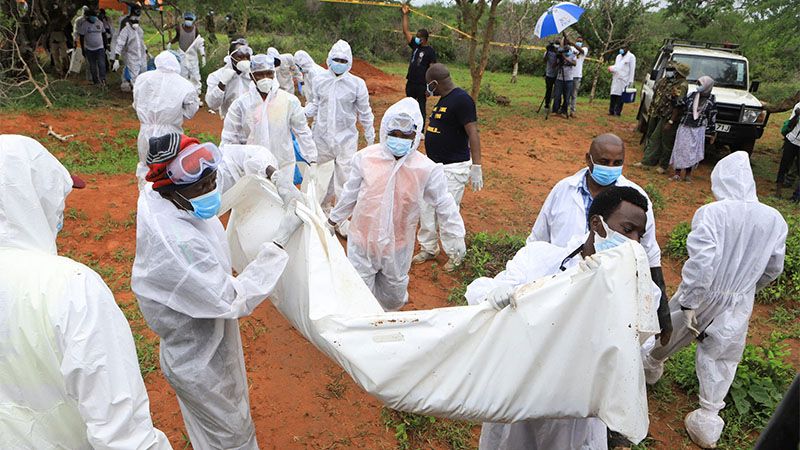 Kenia eleva a m&aacute;s de 225 los cad&aacute;veres exhumados en terrenos de una secta cristiana