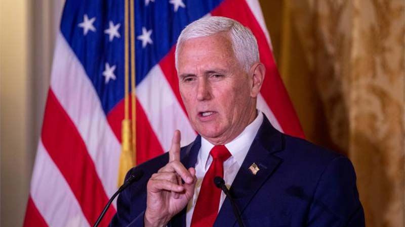 Mike Pence presenta su candidatura a la presidencia de EEUU