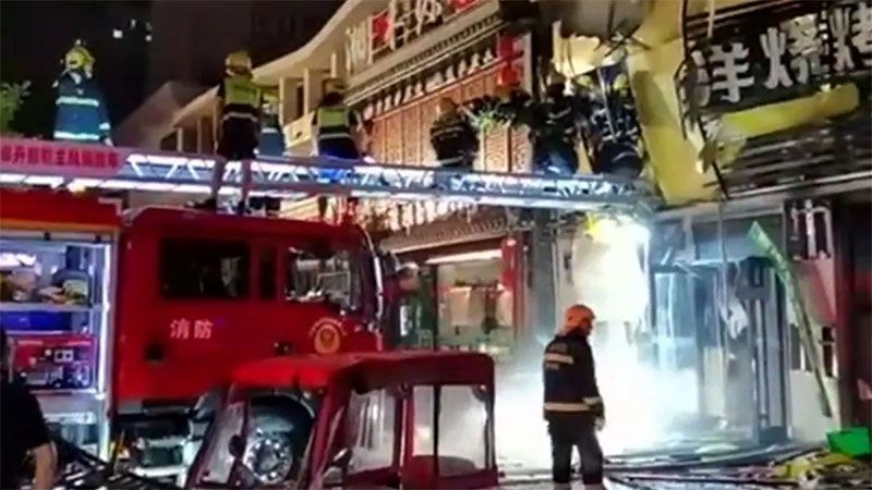 Una explosi&oacute;n por fuga de gas deja 31 muertos en un restaurante de China