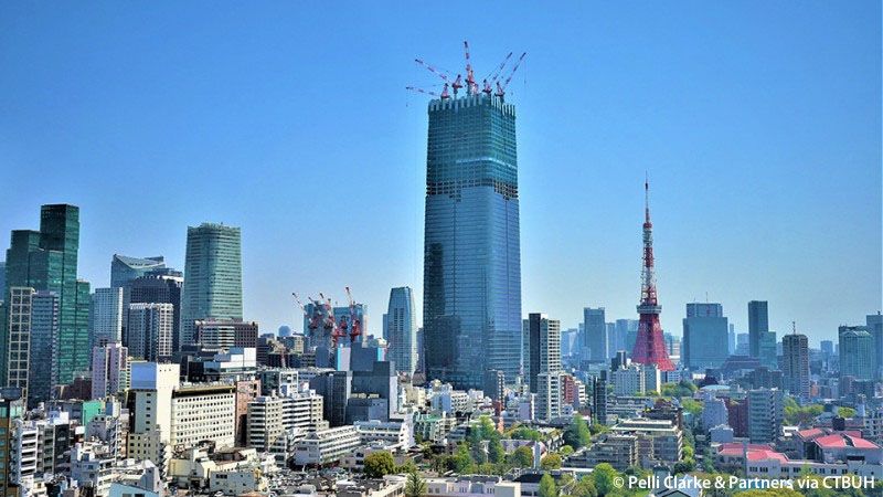 Presentan en Tokio el nuevo rascacielos m&aacute;s alto de Jap&oacute;n, de 330 metros