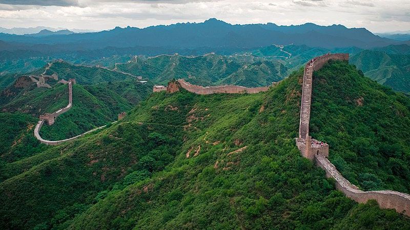 Detenidas dos personas en China por da&ntilde;ar con una excavadora un sector de la Gran Muralla