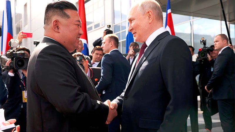 Putin acepta invitaci&oacute;n de Kim para visitar Corea del Norte