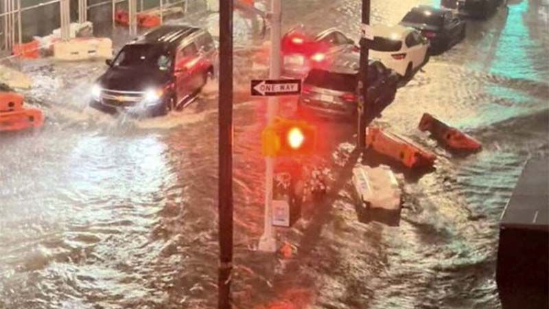 Declaran el estado de emergencia en Nueva York por inundaciones