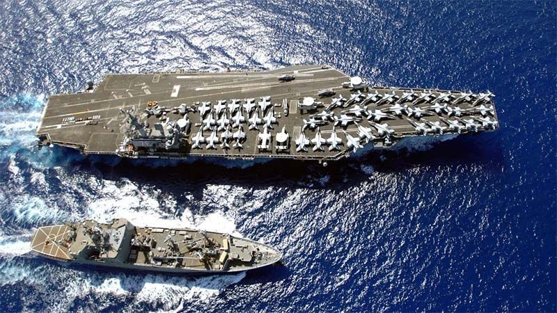 El portaviones USS Ronald Reagan atraca en Corea del Sur para ejercicios conjuntos