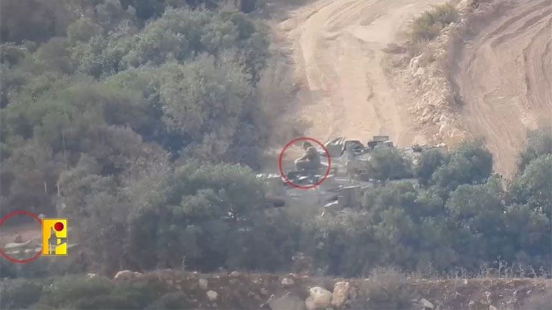 La Resistencia Islámica de Líbano ataca con misiles tanques del enemigo sionista en Hanita