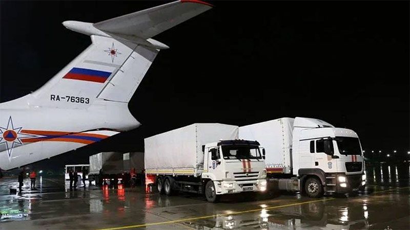 Rusia env&iacute;a avi&oacute;n con ayuda humanitaria para Gaza