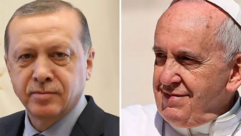 Erdogan denuncia en una conversaci&oacute;n con el papa Francisco la &ldquo;masacre&rdquo; israel&iacute; en Gaza