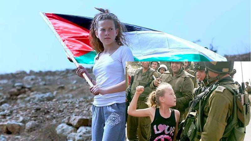 La ocupaci&oacute;n israel&iacute; detiene  la joven palestina Ahed Tamimi