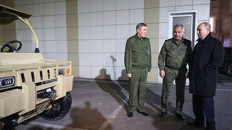 Putin visita cuartel general de las fuerzas rusas en Rostov del Don