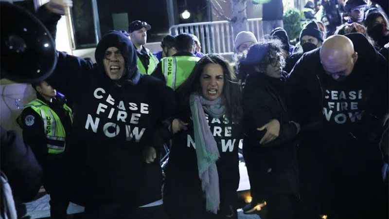 Seis polic&iacute;as heridos en Washington durante una manifestaci&oacute;n de jud&iacute;os contra la guerra en Gaza