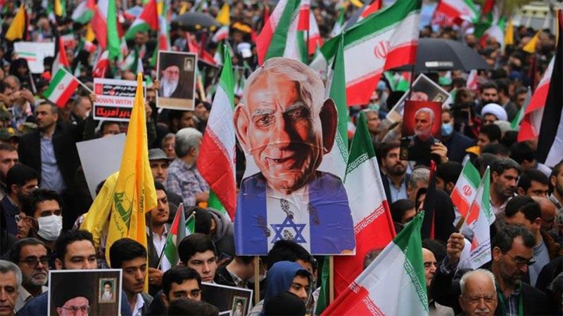 Masivas manifestaciones en ciudades iran&iacute;es en apoyo a Palestina