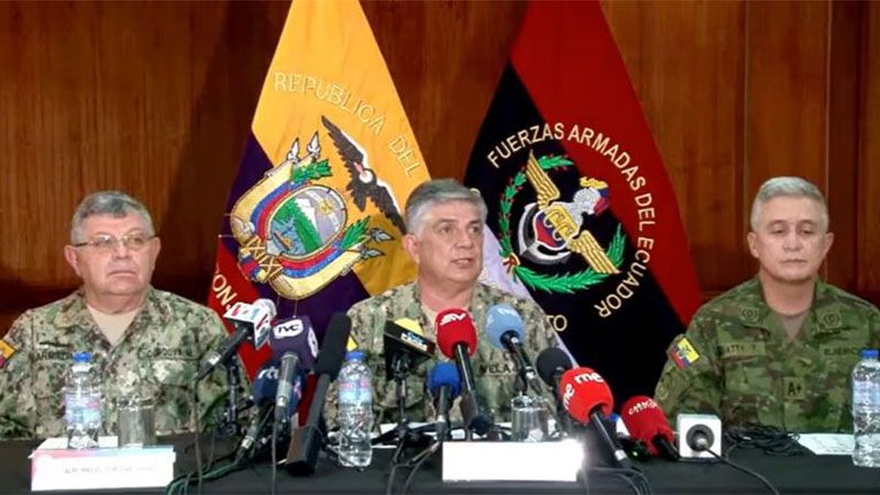 Ej&eacute;rcito de Ecuador confirma 329 detenidos por &ldquo;actos terroristas&rdquo;