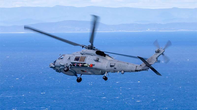 Se estrella un helic&oacute;ptero de la Armada de EEUU en el oc&eacute;ano Pac&iacute;fico