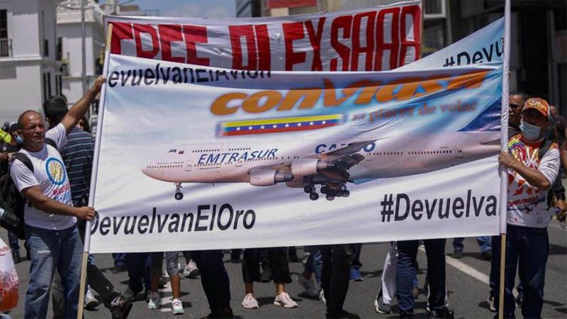 Venezuela repudia el “robo descarado” de un avión de Emtrasur por EEUU