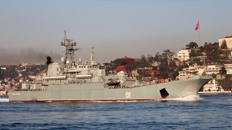 Ucrania asegura haber hundido un buque ruso en Crimea