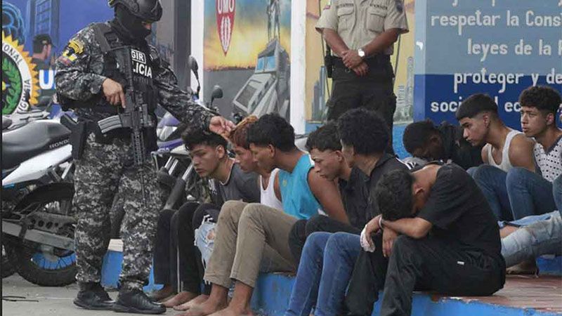 El conflicto armado interno en Ecuador deja más de 10 mil detenidos
