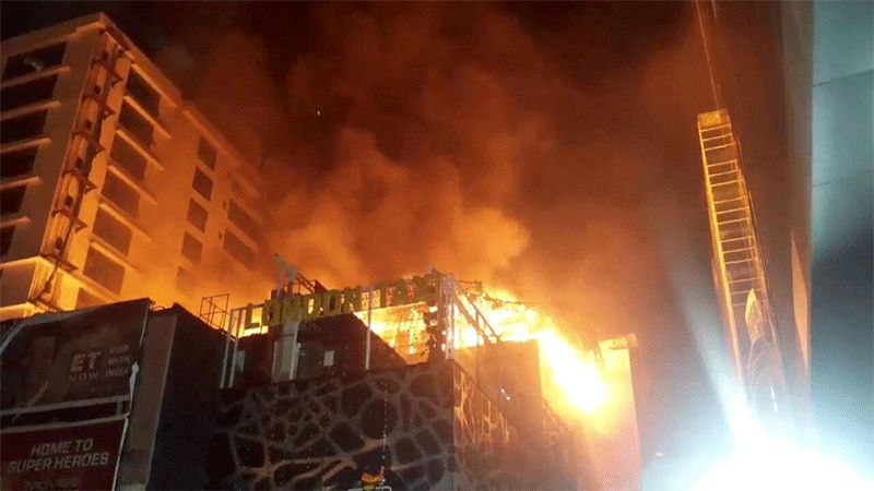 Más de seis muertos por un incendio en un hotel en el noreste de India