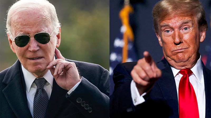 Trump aventaja a Biden en encuestas