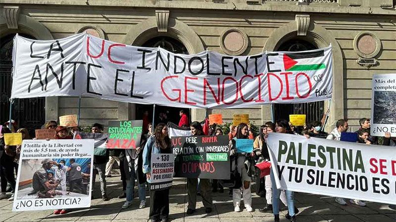 Universitarios chilenos piden romper relaciones con la entidad sionista