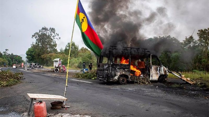 Contin&uacute;an las protestas en Nueva Caledonia a pesar de los refuerzos enviados desde Francia