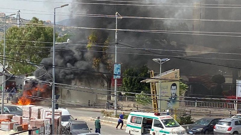 El enemigo israel&iacute; bombardea un hospital en el sur de L&iacute;bano