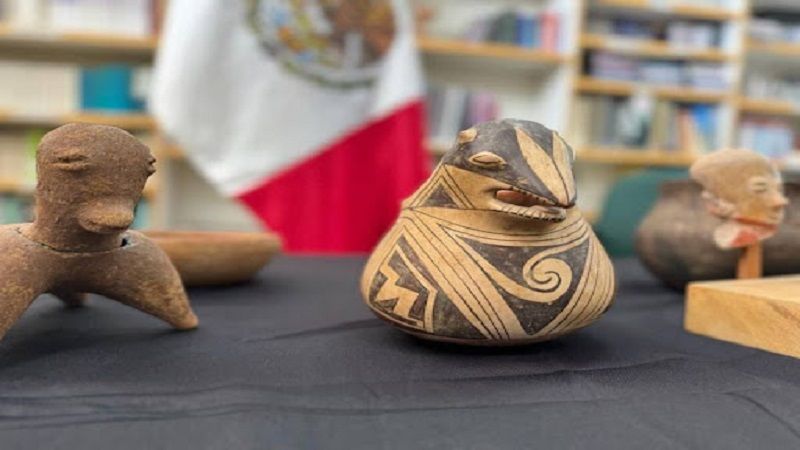 M&eacute;xico recupera decenas de piezas arqueol&oacute;gicas de colecci&oacute;n privada en EEUU
