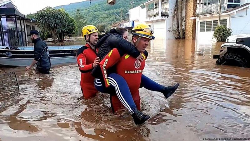 Ascienden a 175 las muertes por las inundaciones en el sur de Brasil