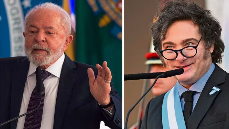 Javier Milei rechaza pedirle disculpas a Lula da Silva