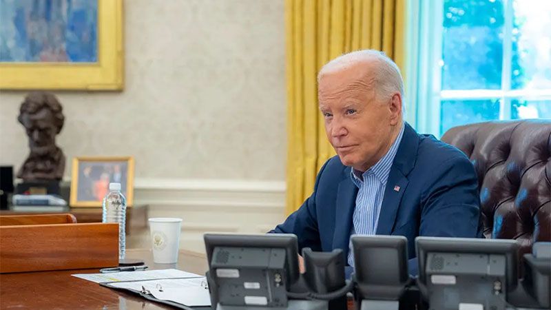 Biden dice que solo abandonar&aacute; la contienda electoral si se lo pide &ldquo;el Todopoderoso&rdquo;