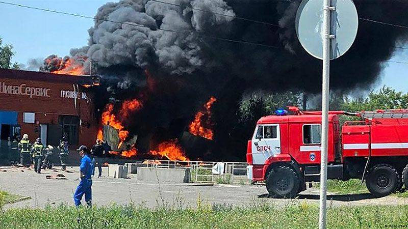 Defensa rusa repele ataque masivo con drones desde Ucrania