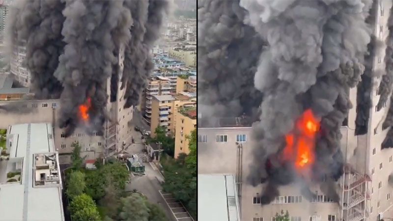 Al menos 16 muertos en un incendio de unos grandes almacenes en el centro de China