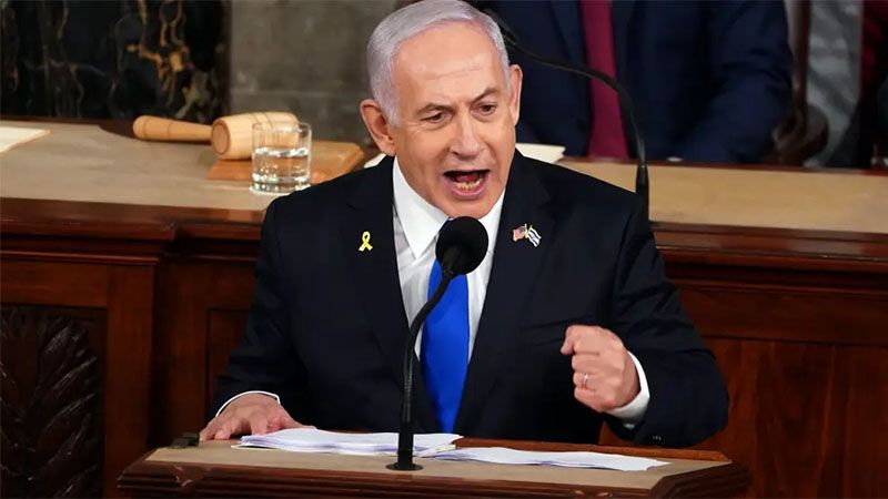 Netanyahu defiende ante Congreso de EEUU la guerra en Gaza y culpa a Ir&aacute;n de las protestas