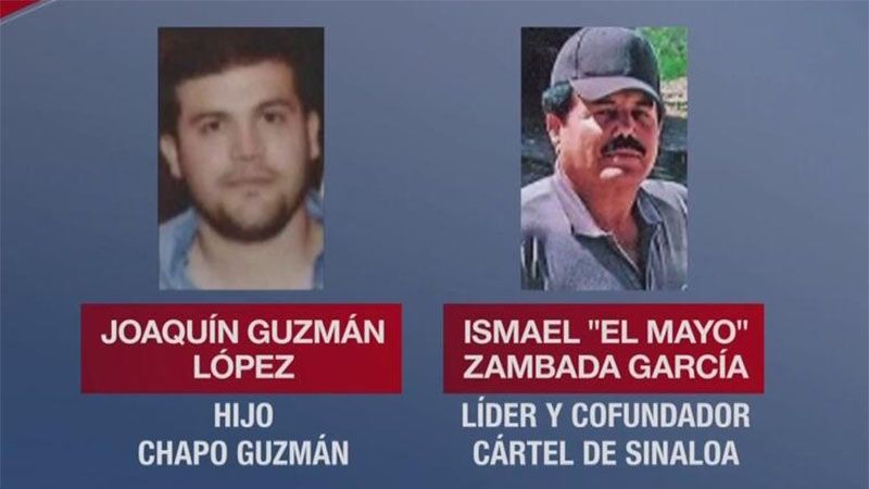 Detenidos en EEUU líderes del Cartel de Sinaloa, El Mayo e hijo de El Chapo