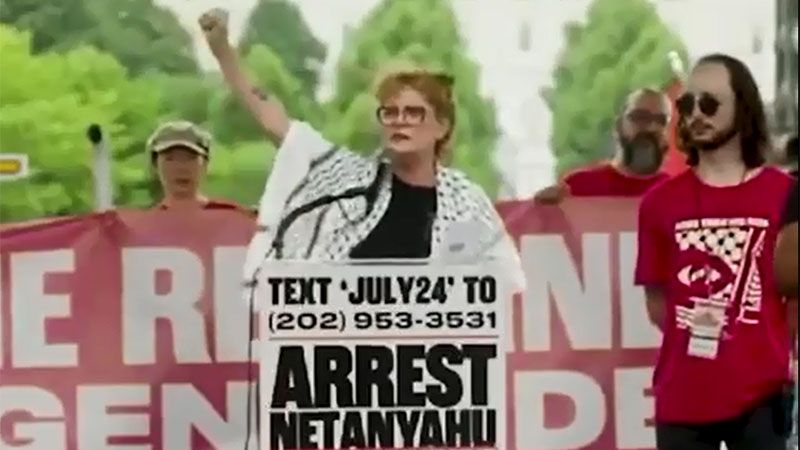 La actriz Susan Sarandon reclama que arresten a Netanyahu por genocida (V&iacute;deo)