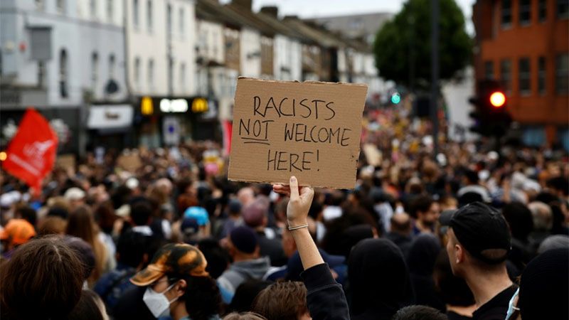 Manifestaciones contra el racismo en varias ciudades del Reino Unido