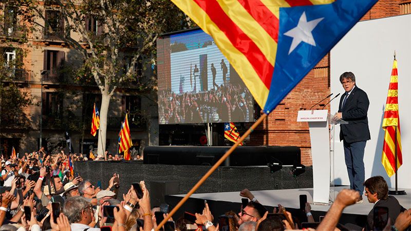 El independentista catal&aacute;n Puigdemont reaparece en Espa&ntilde;a tras 7 a&ntilde;os pr&oacute;fugo