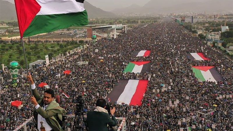 Millones de yemen&iacute;es marchan en apoyo al pueblo de Gaza