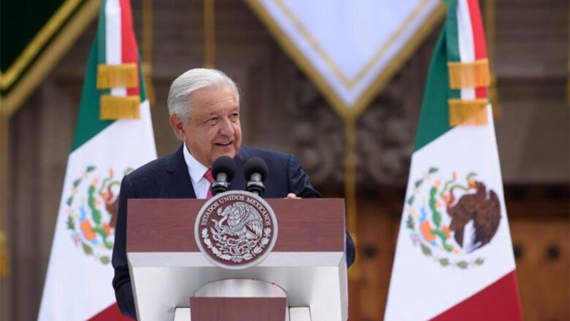 L&oacute;pez Obrador ofrece su &uacute;ltimo informe de Gobierno en el Z&oacute;calo