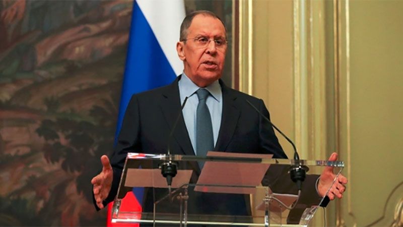 Lavrov: 50 pa&iacute;ses est&aacute;n unidos contra Rusia bajo banderas nazis