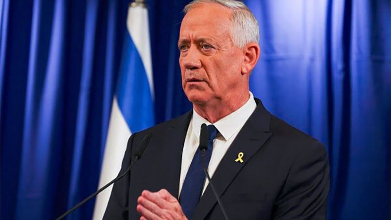 Benny Gantz dice que la entidad israel&iacute; debe ir a la guerra contra Hezbol&aacute; en L&iacute;bano