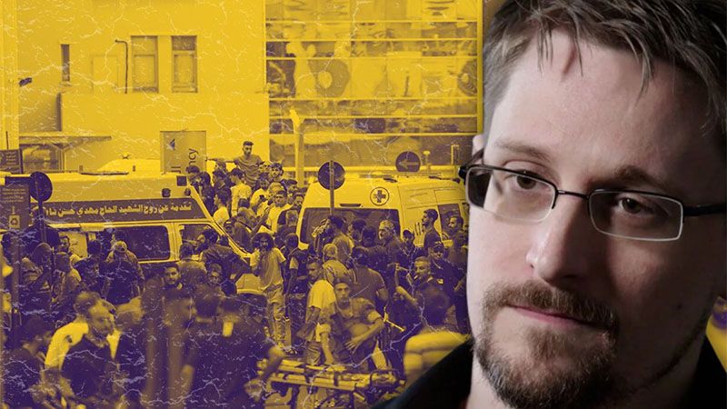 Snowden atribuye detonaci&oacute;n masiva de buscapersonas en L&iacute;bano a explosivos implantados