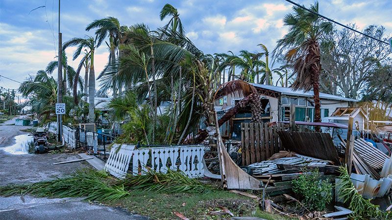 Milton deja una senda de muerte y destrucci&oacute;n a su paso por Florida