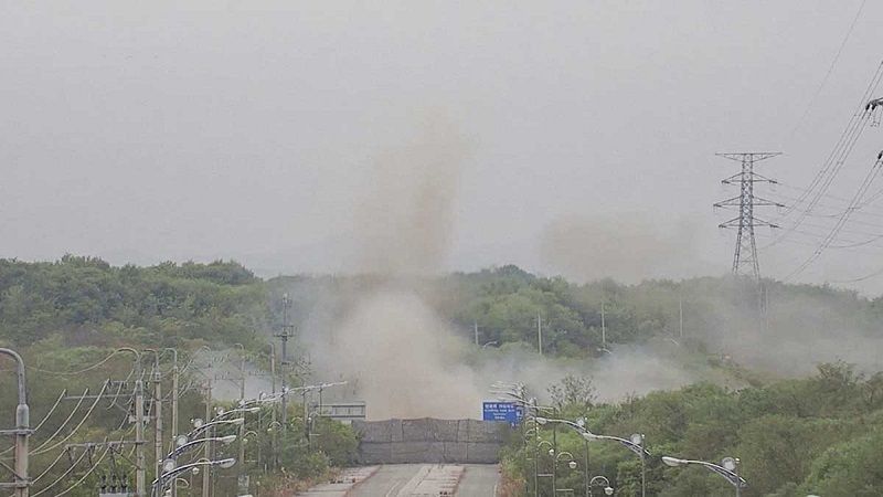 Corea del Norte destruye varios tramos de las carreteras que conectan con Corea del Sur