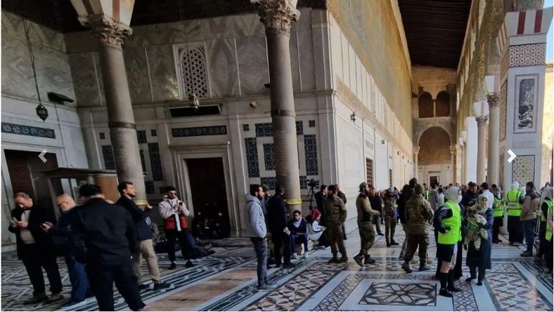 Una estampida en una mezquita en Damasco deja m&aacute;s de cuatro muertos