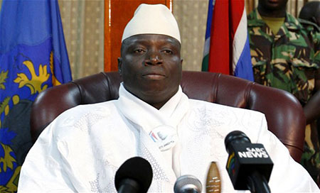 El presidente de Gambia